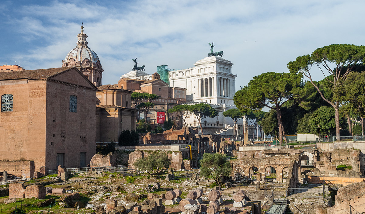 Rome Italy HDR cityscape