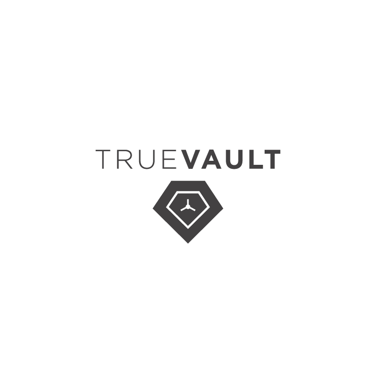 TrueVault logo brand identity