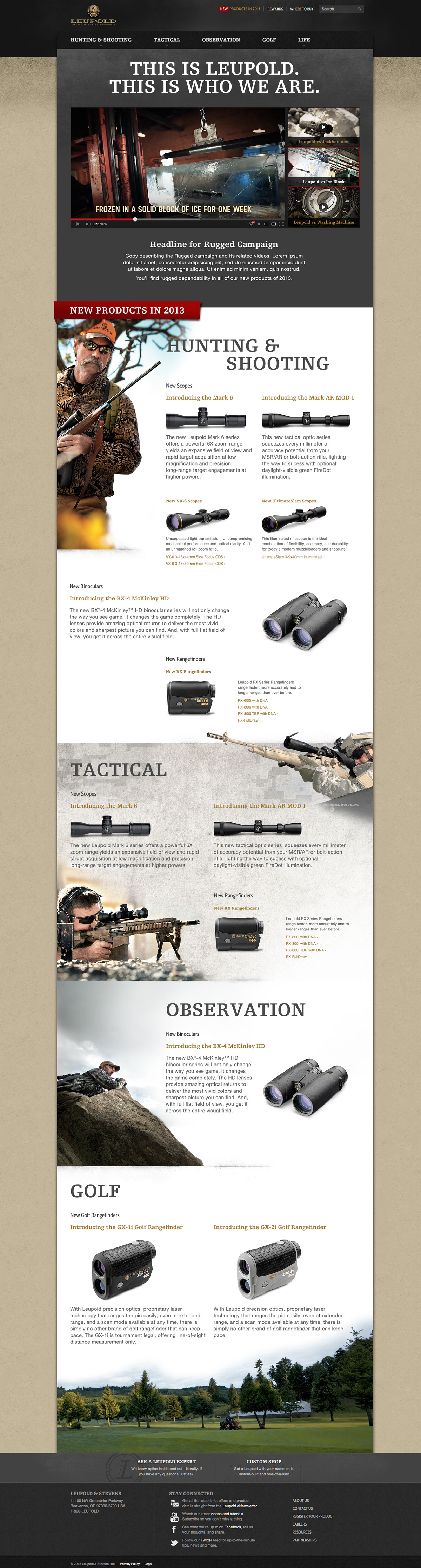 Leupold optics tactical rifle scopes binoculars Responsive