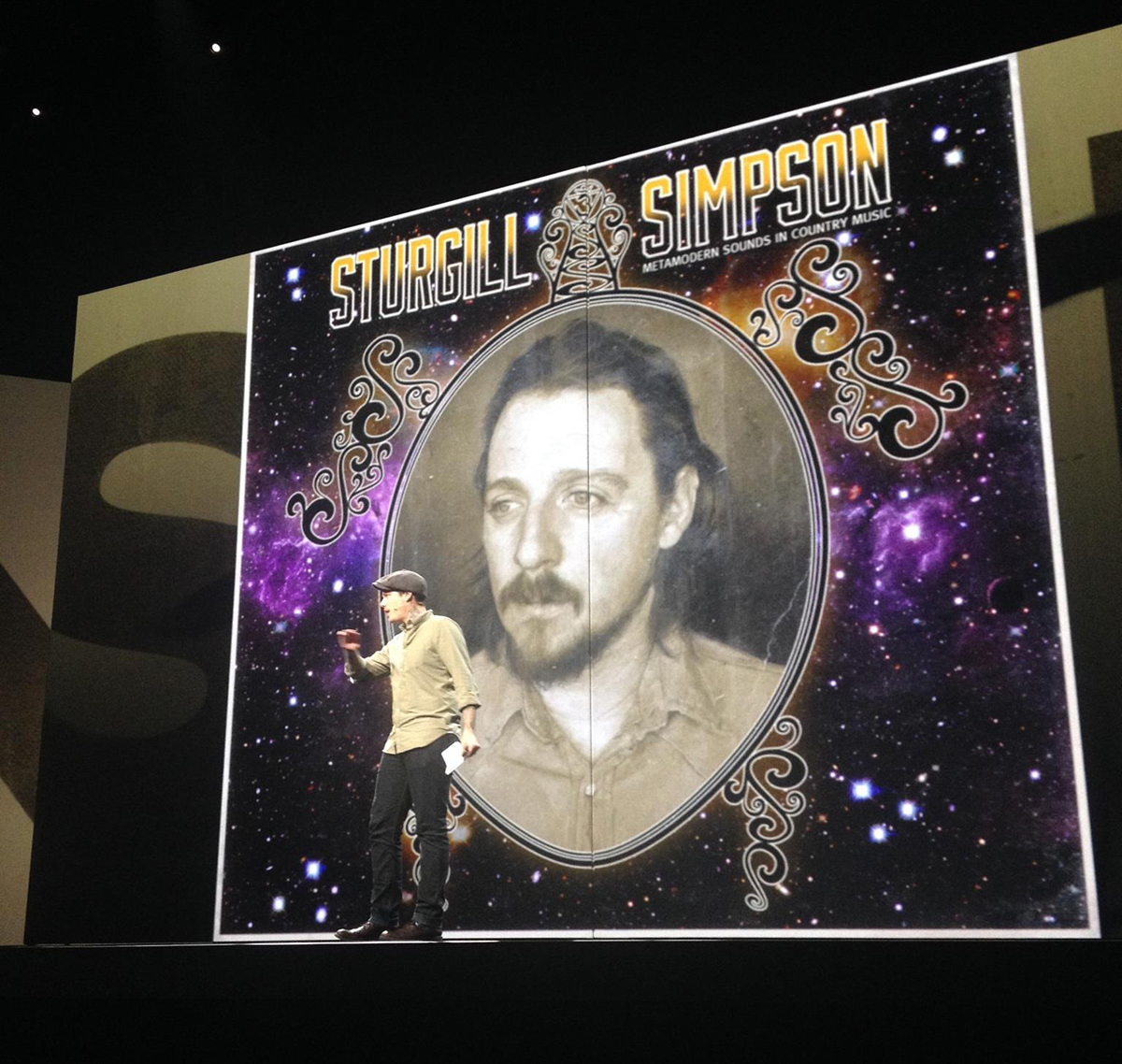 Sturgill Simpson album cover metamodern Country Music portrait