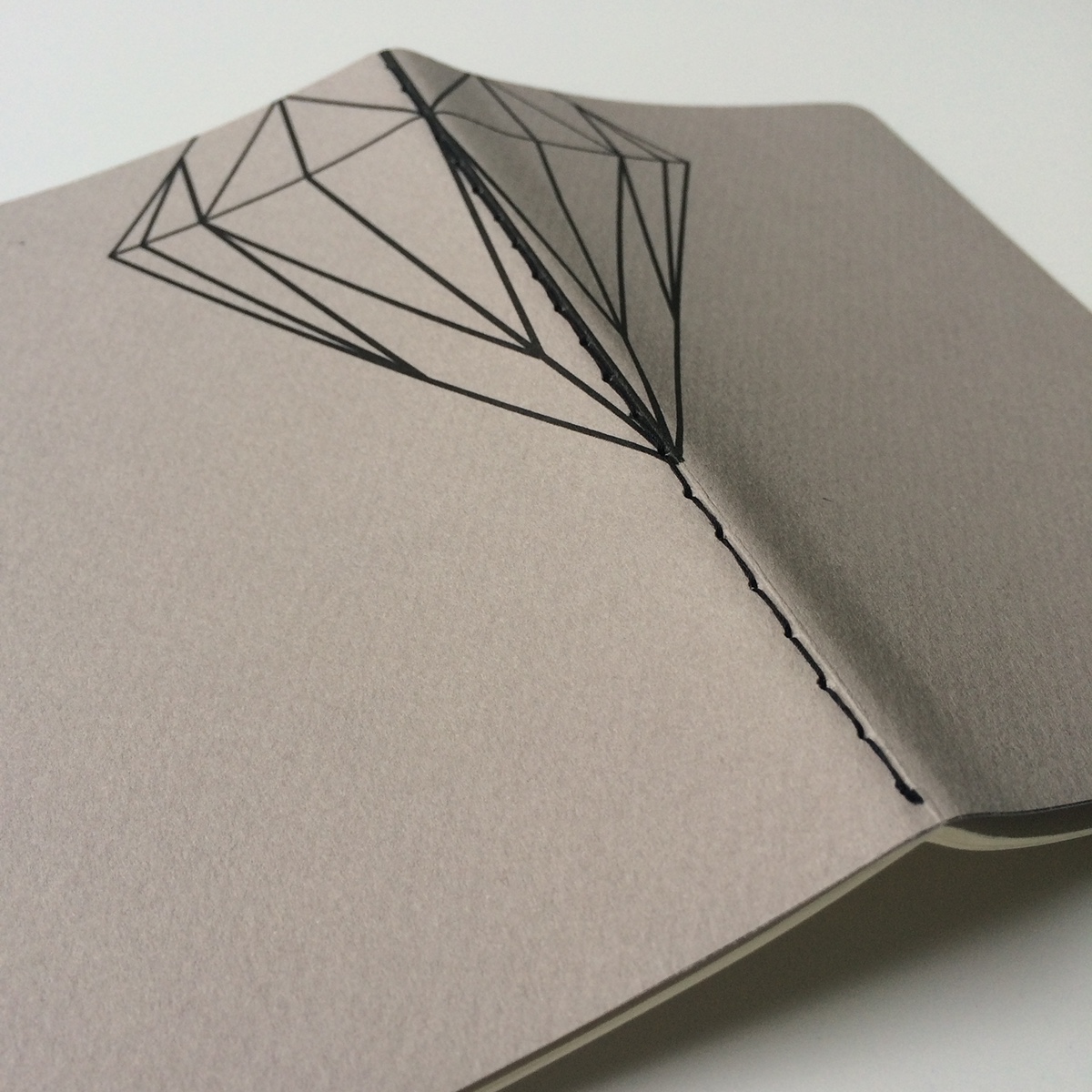 notebook design diamond  craft pattern graphic print handmade DIY paper