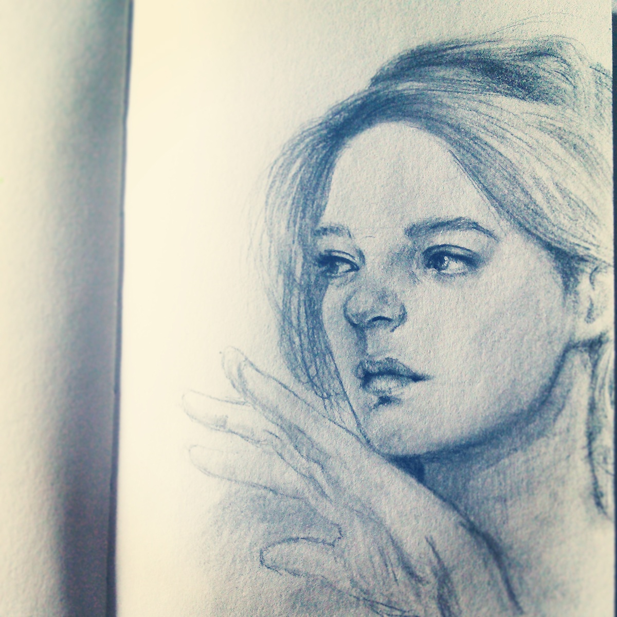 portrait portraits face people pencil graphite sketch sketchbook pencil sketch doodle charcoal