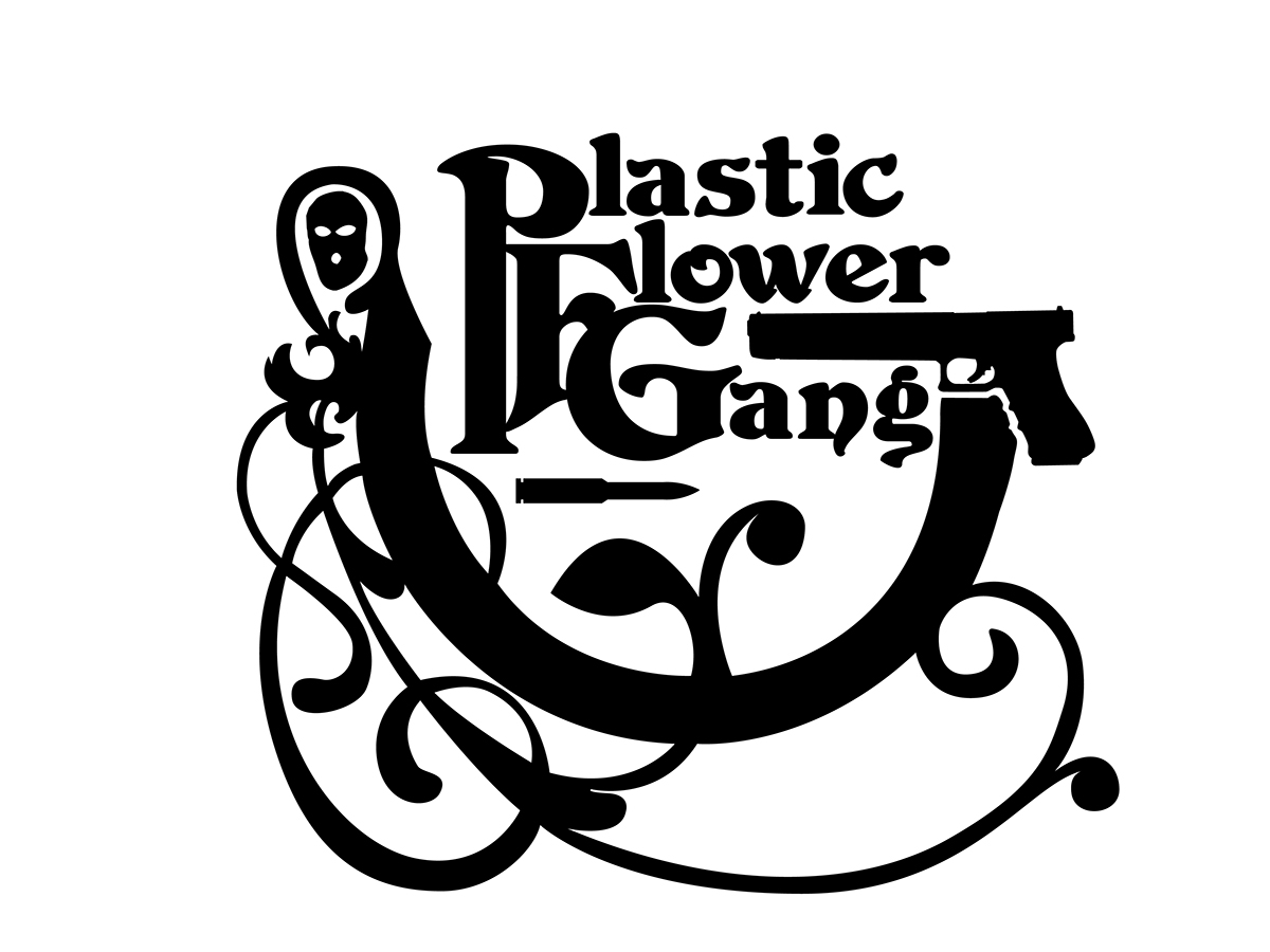 PFG plastic flower gang gangster mob arabic Flowers guns Bullet Clothing Urban Ethnic rose plasticflowergang