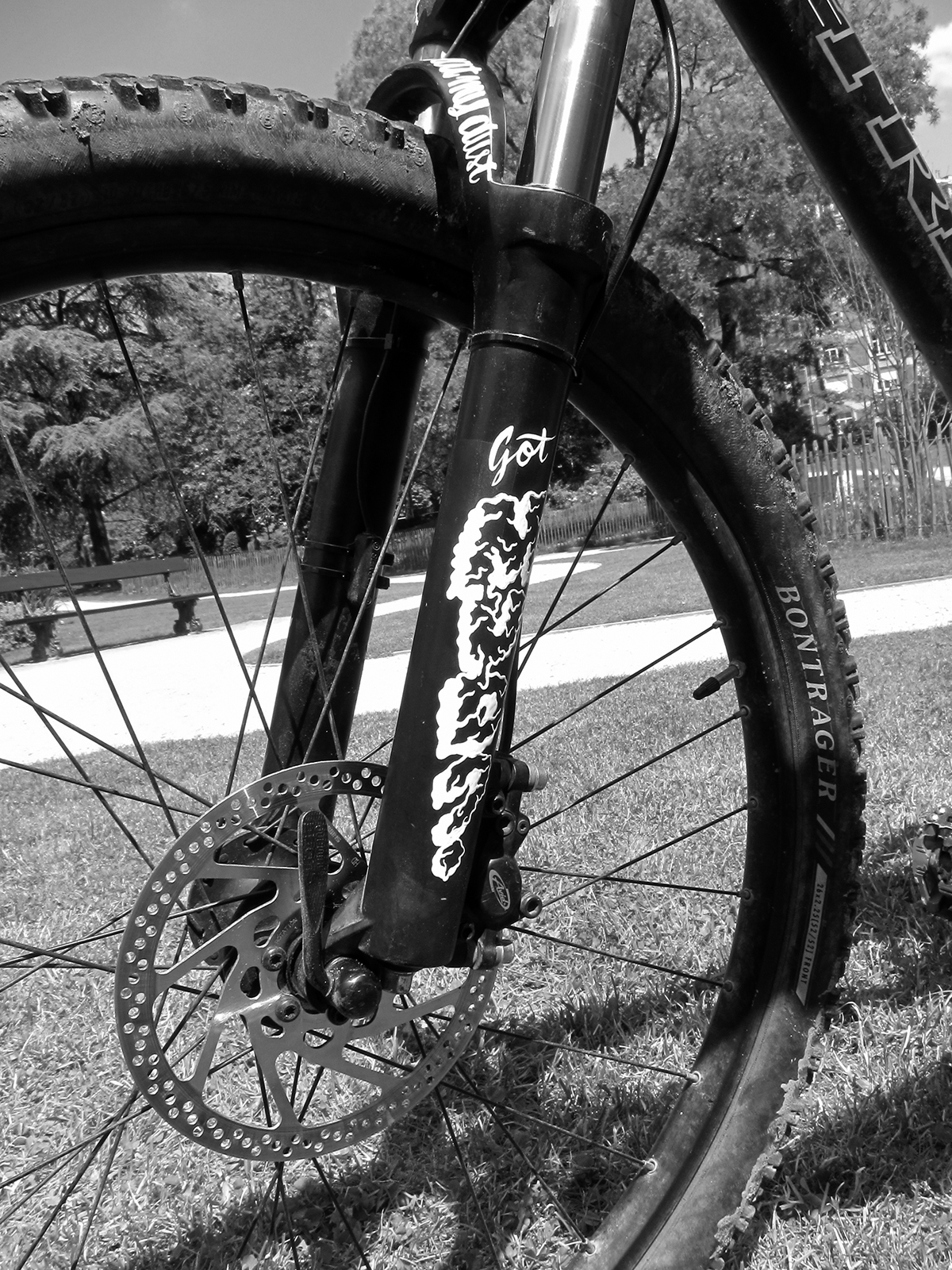 mountain bike Bike Custom paint got mud one shot