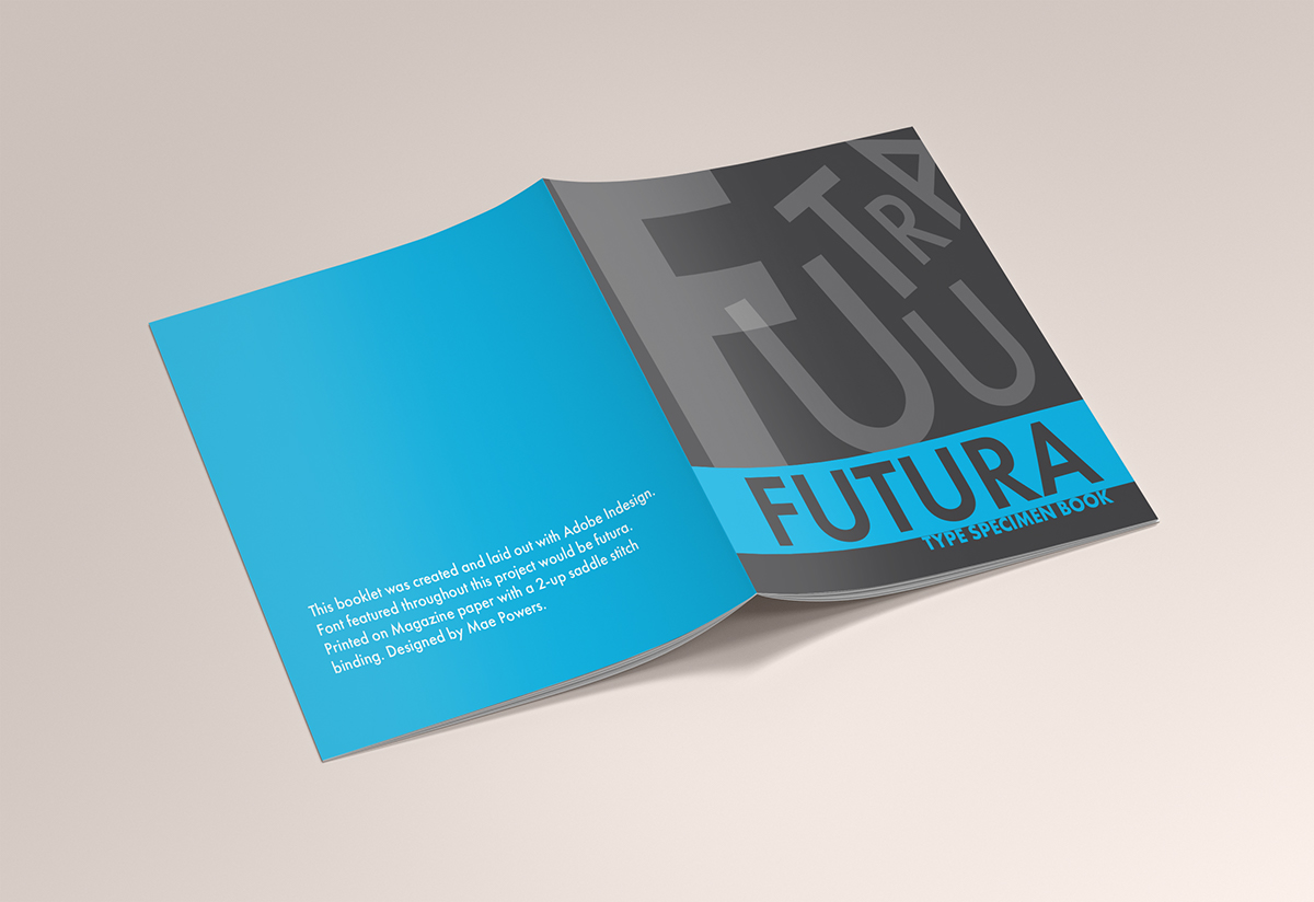 Futura typography   type book typography book type specimen book