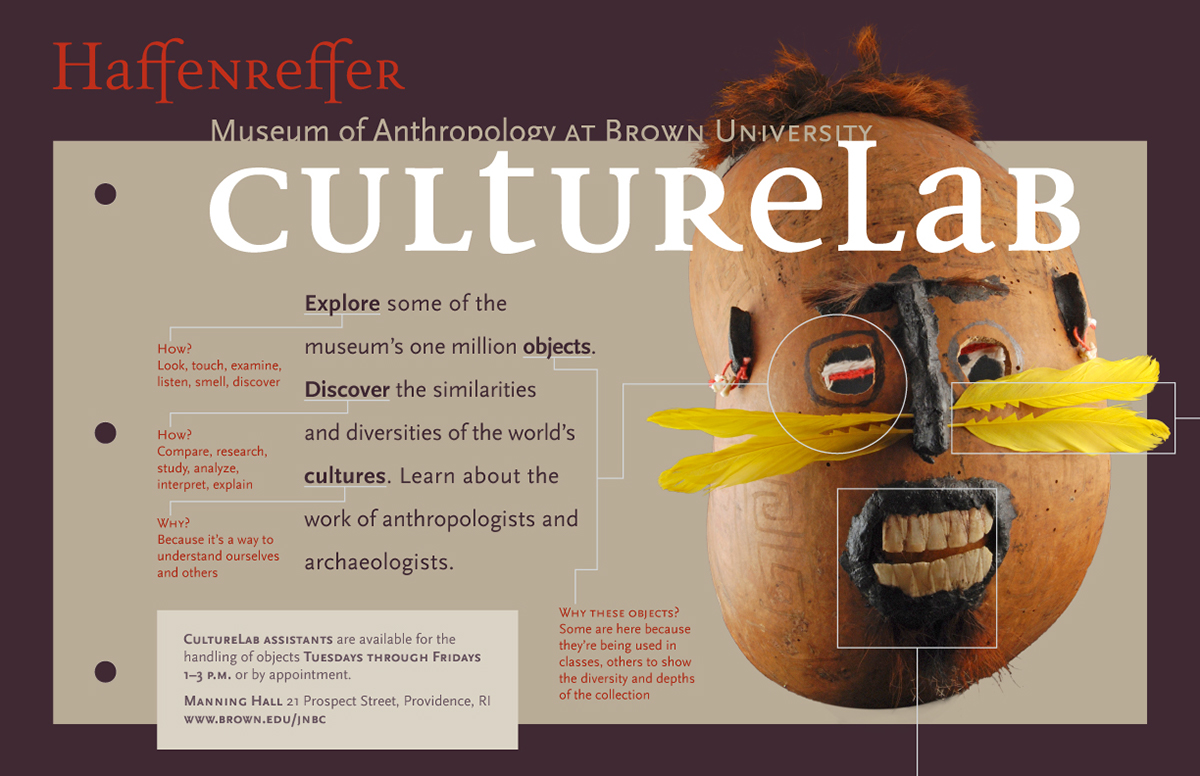 Brown University museum Anthropology masks