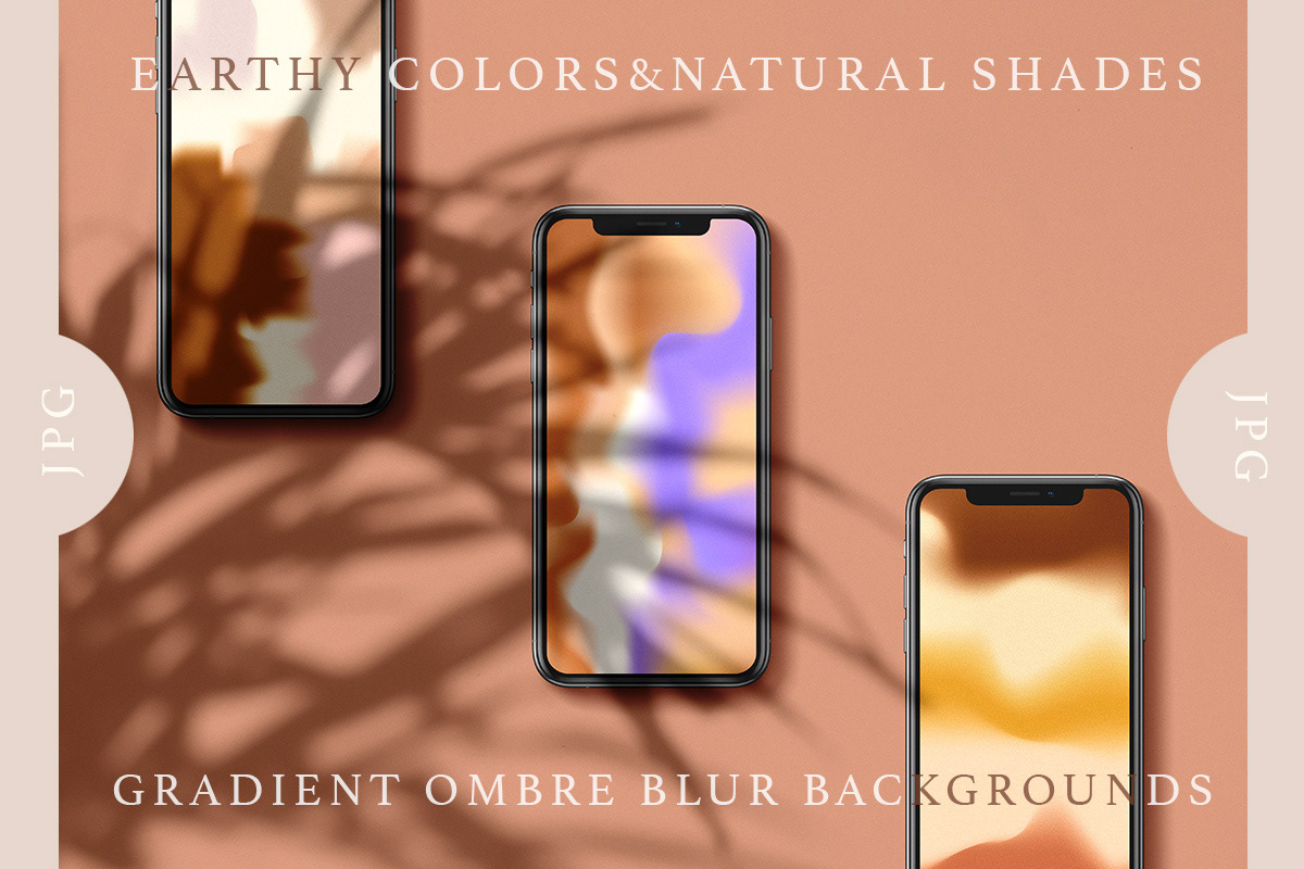 abstract Blurry earthy colors Gradient Blur Gradient Textures grainy backgrounds grainy textures Nature ombre trendy blur