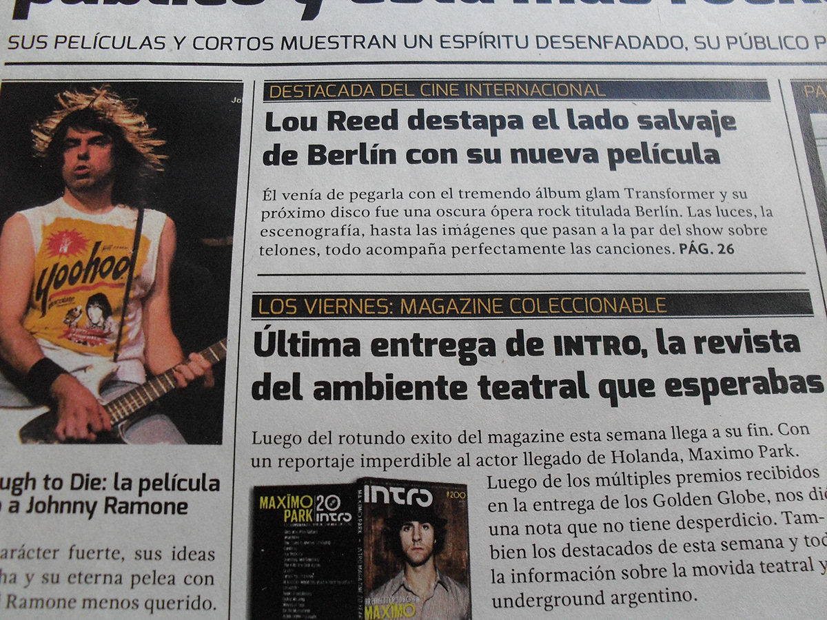 federico zabala diseño gráfico cosgaya tipografia fadu diario periodico nexus musica rock Diseño editorial argentina