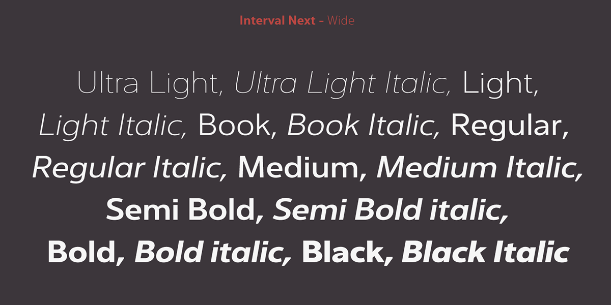 Typeface sans serif Opentype editorial design  super font family condensed font narrow font roman wide font family contemporary sans serif