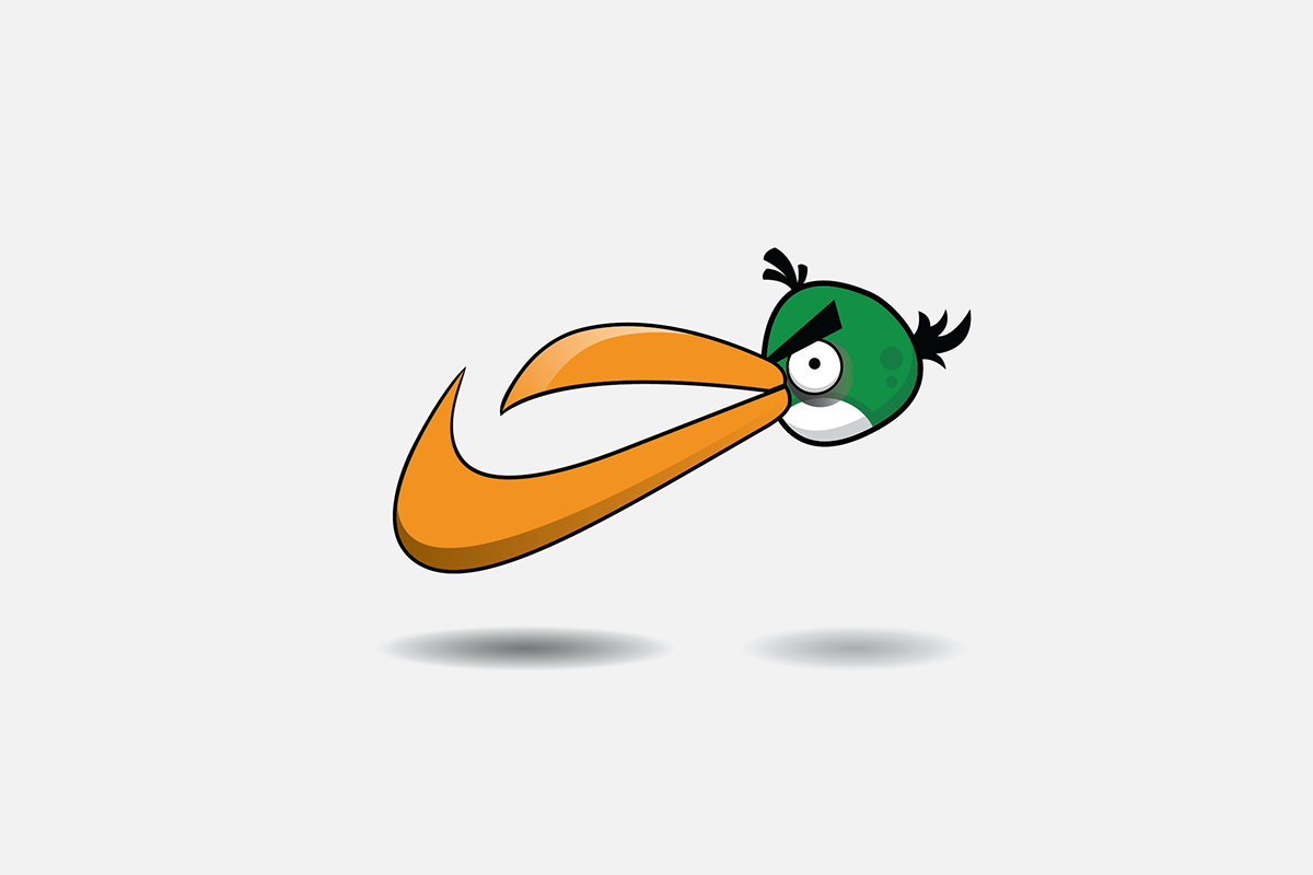 brand angry angrybirds google apple pringles starbucks Nike twitter adidas angrybrands Parody birds pig