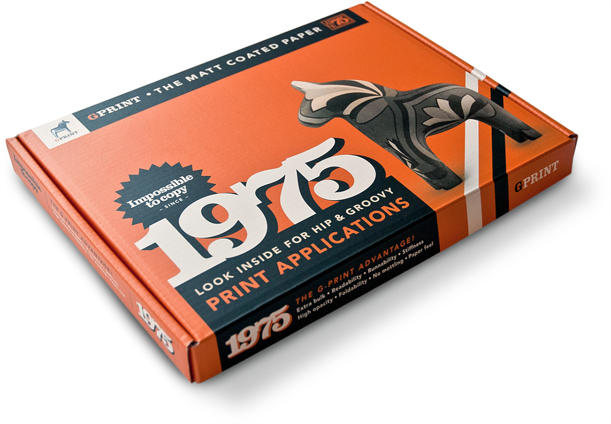 Direct mailing Retro 1975 The Dieline package design 