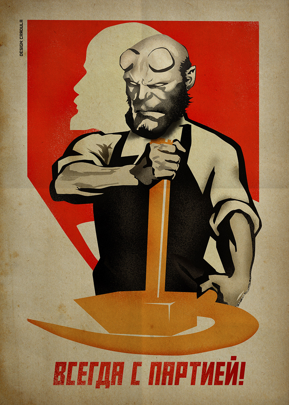 Comic Book Heroes cardula poster soviet style Soviet Propaganda comic heroes Retro ILLUSTRATION 