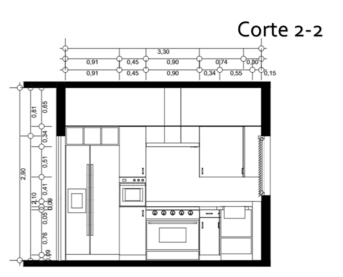 Interior design kitchen
