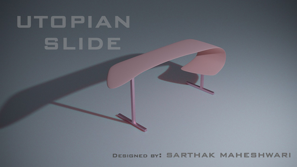 concept design designing furniture design  Graphic designer table modern furniture table design utopian slide