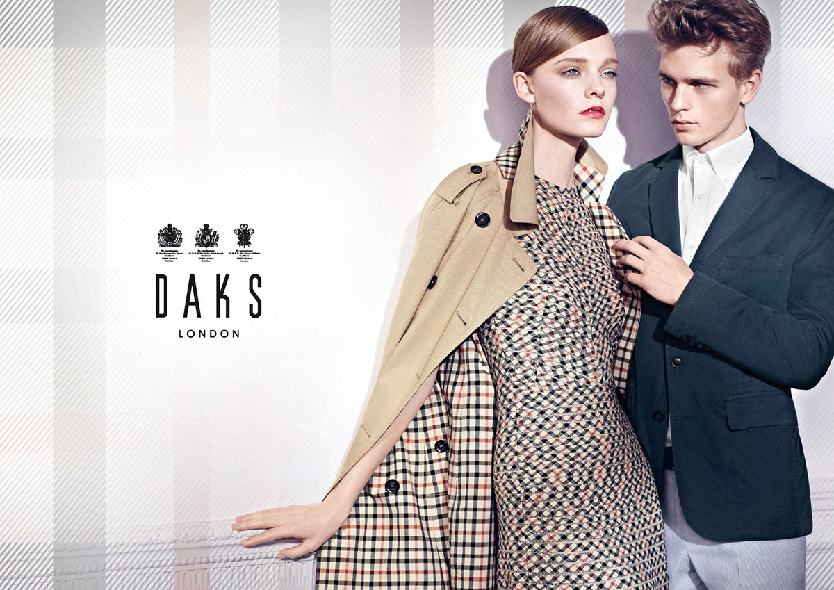 daks  Spring  Summer  campaign  advertising   graphic design  design
