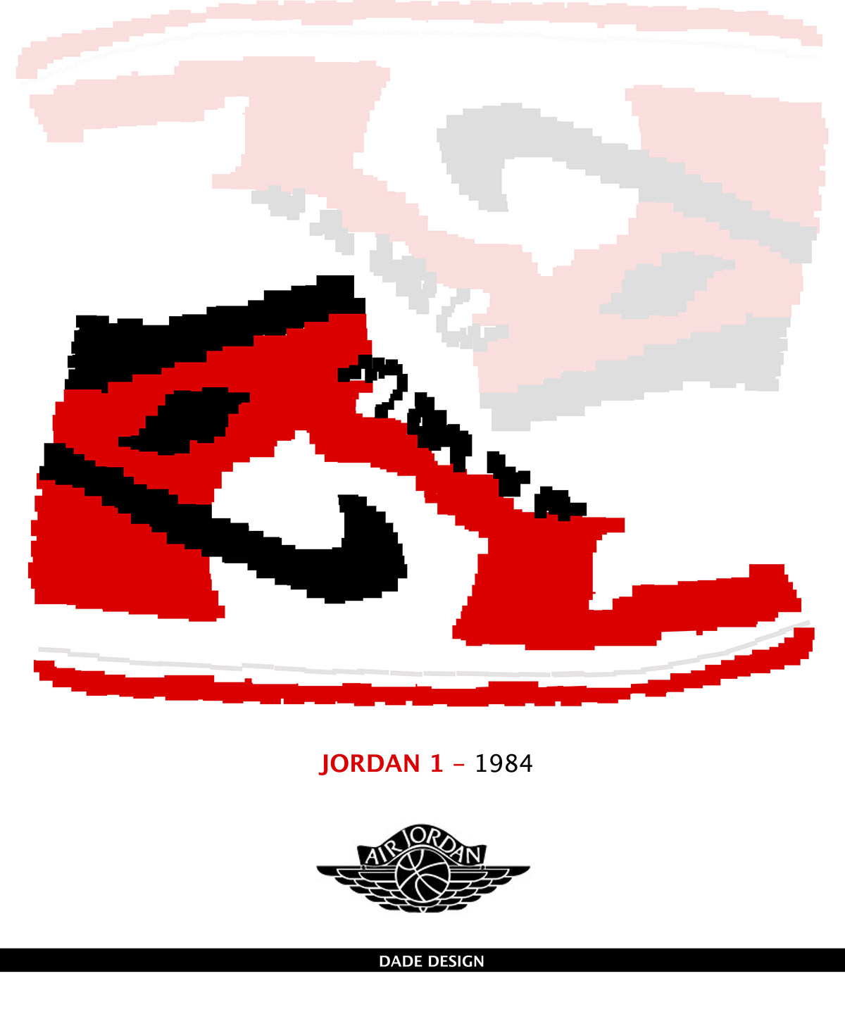 jordan shoes graphic design