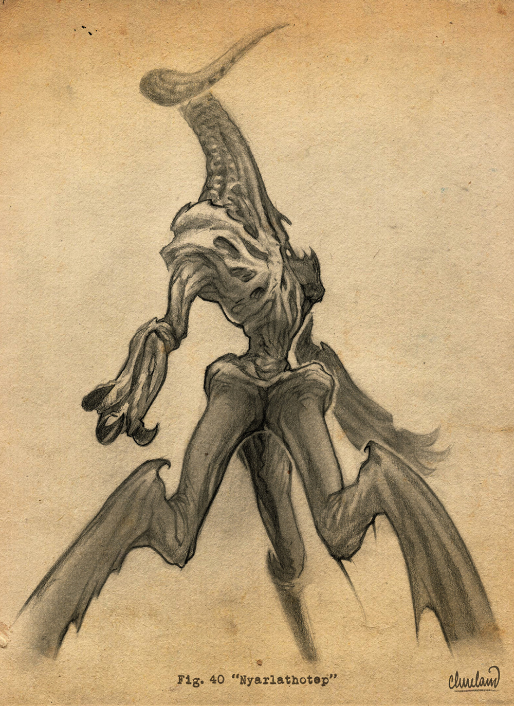 Adobe Portfolio lovecraft Supernatural horror creature design rpg monster demon God deity cthulhu