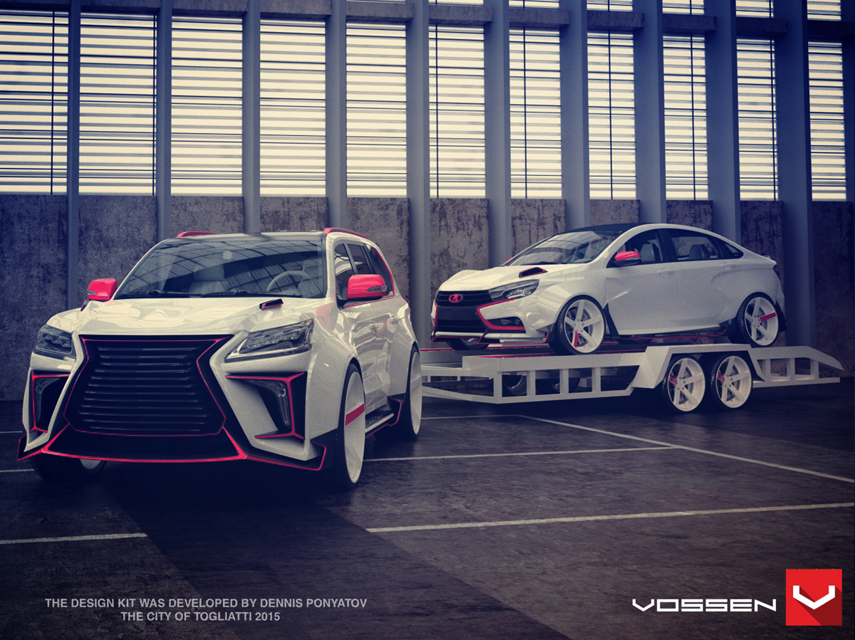 concept Racing Render photoshop 3D 3ds max CGI lada Lexus car car design design automobile Cars