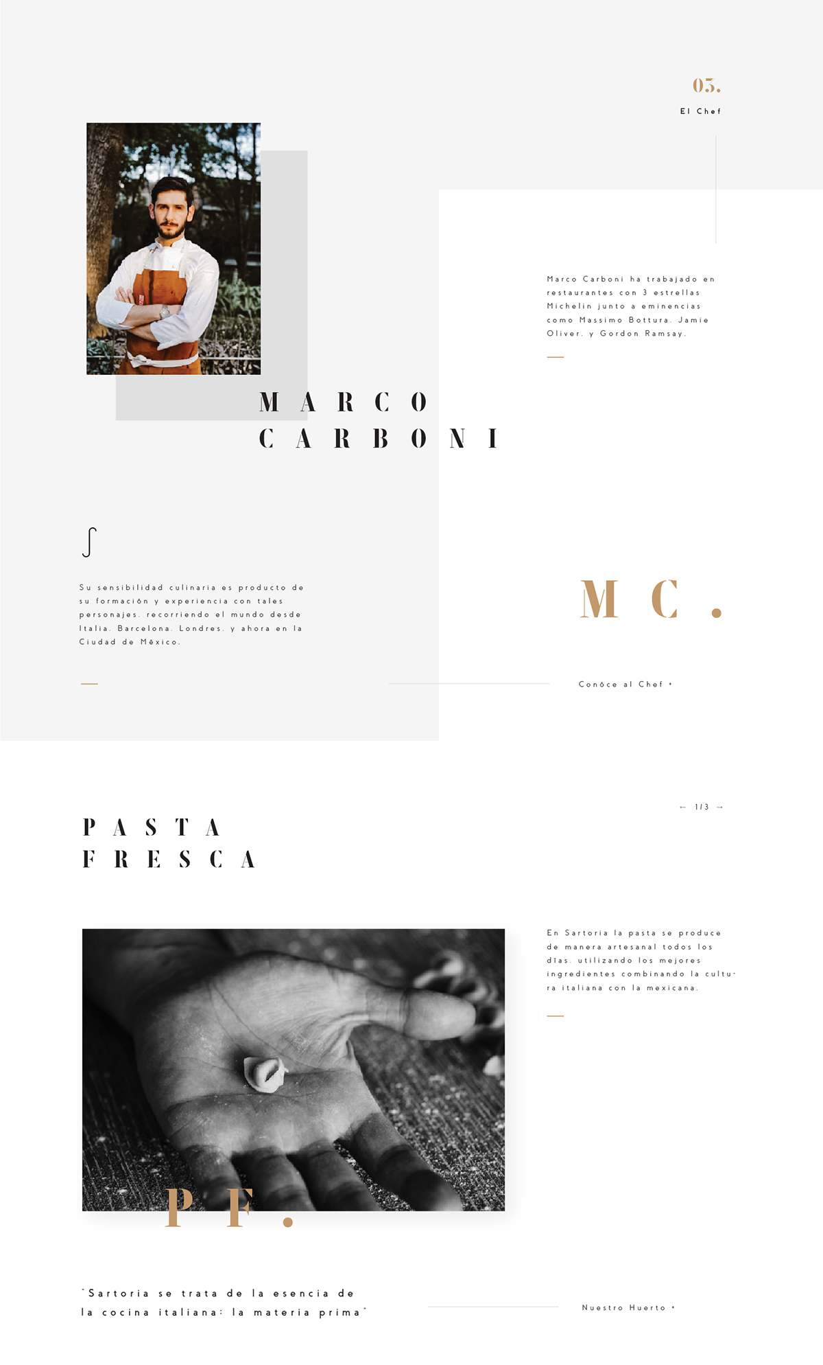 Food  Website Web Design  UI ux interaction Interface mexico restaurant minimal