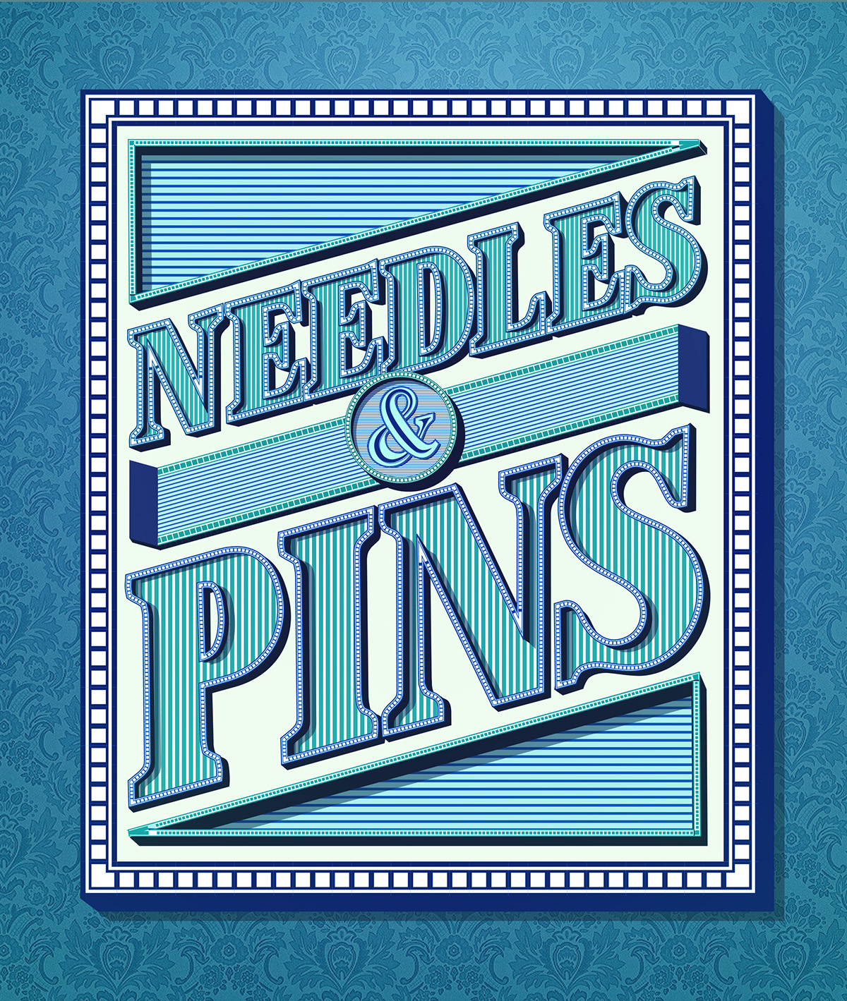 Adobe Portfolio needles  Pins ramones  stripes