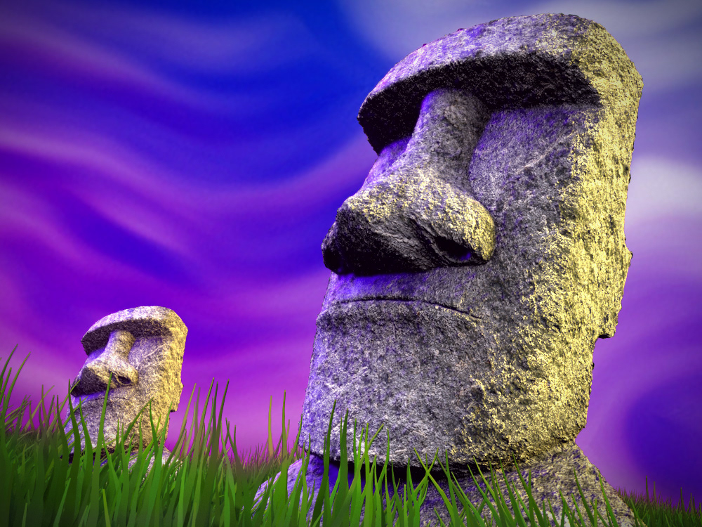 moai easter island Island Easter