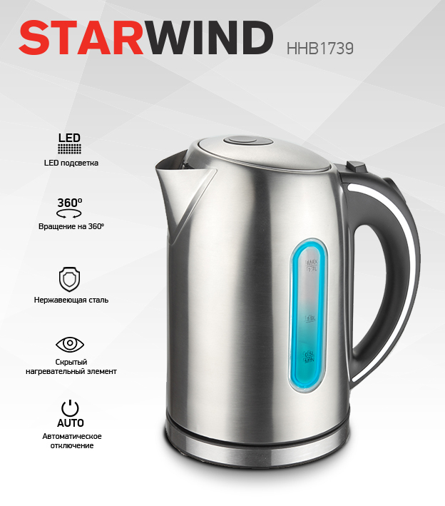 box packing kettle 3D starwind упаковка чайник