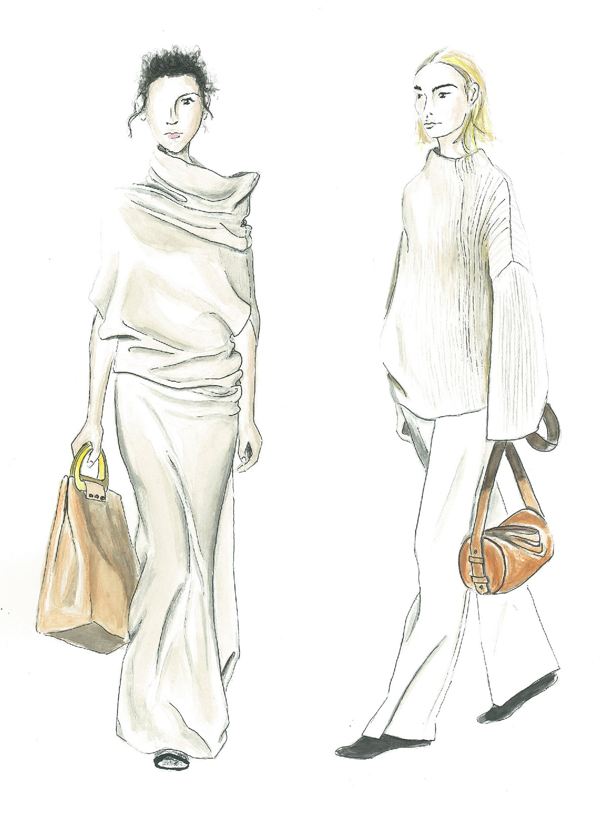 fashion illustration anna siirama anna benami Cristelle & Co. cristelle sketching sketch Stockmann