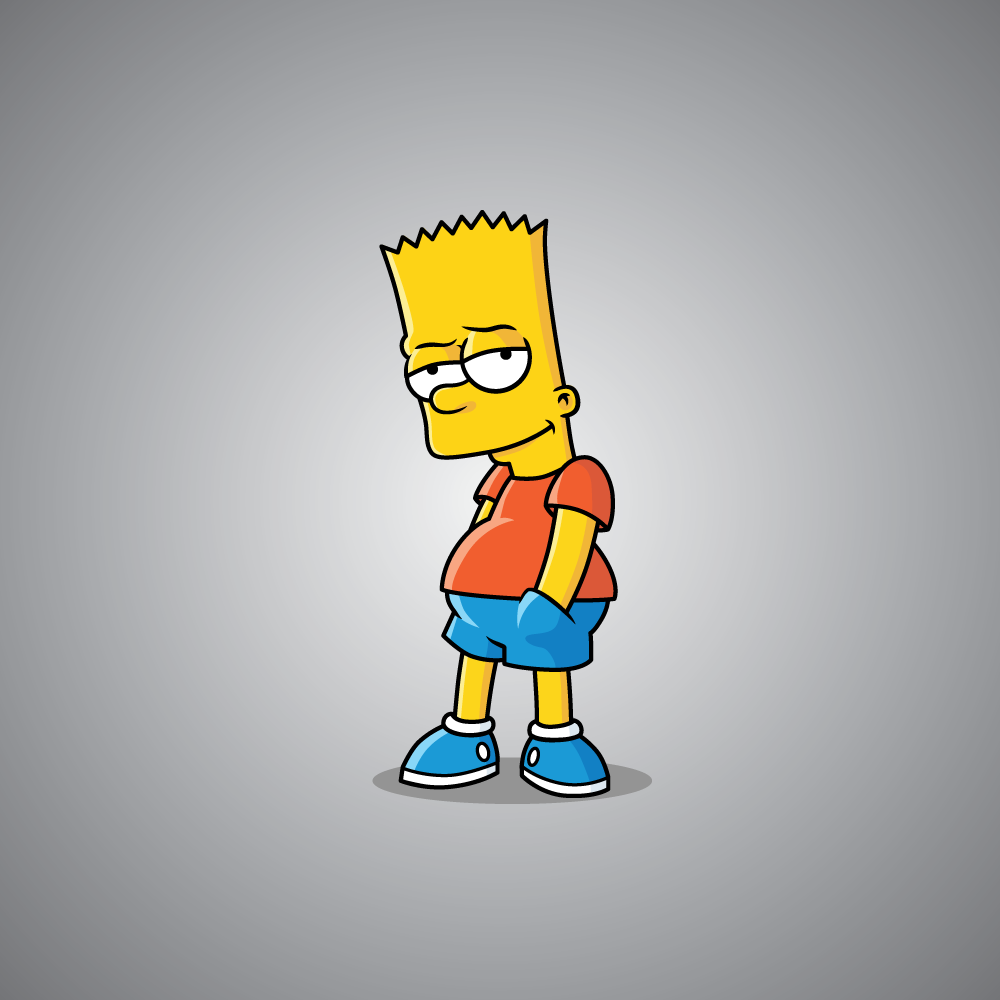 the simpsons cartoon vector Character