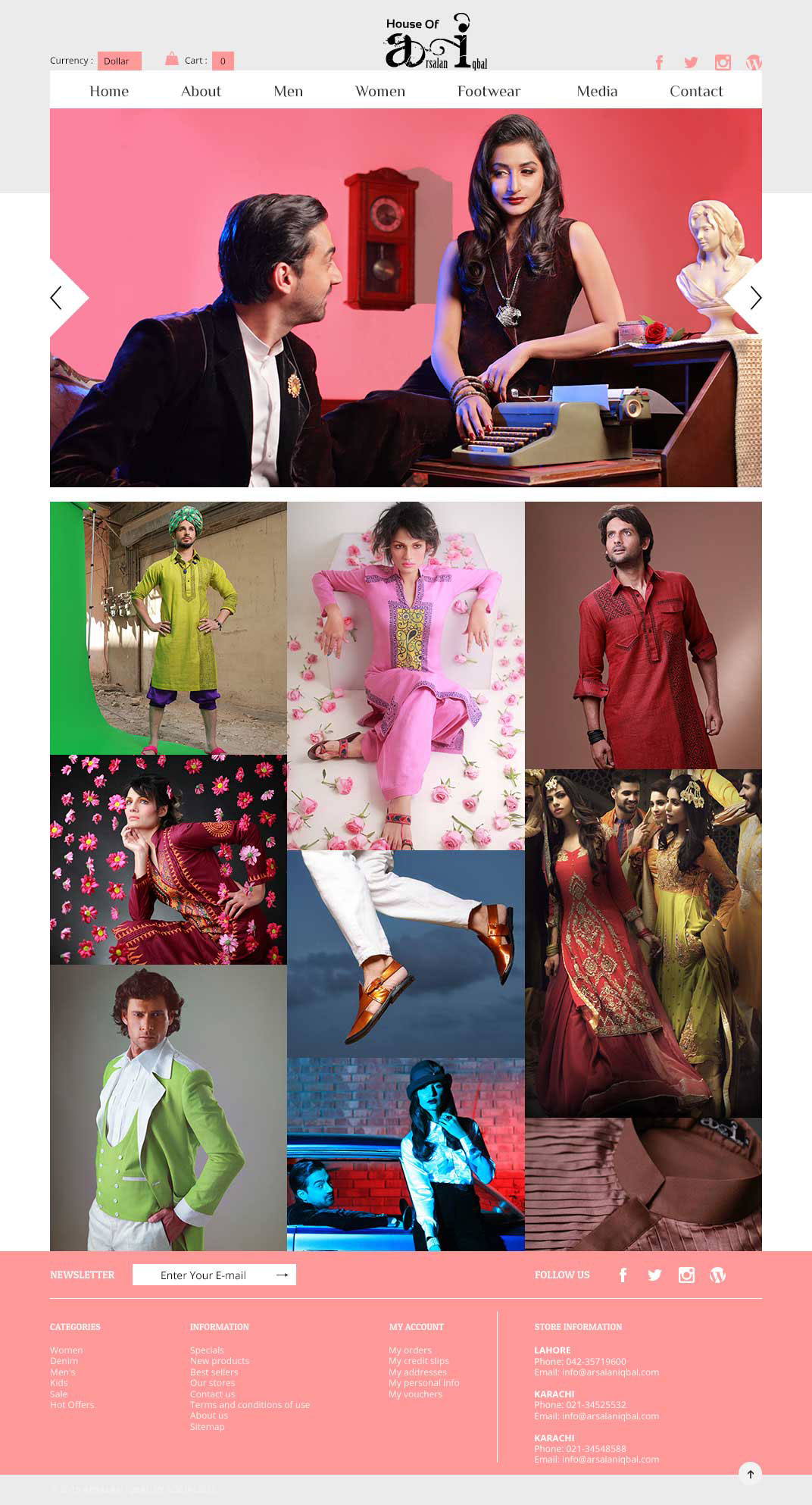 graphic design Website arsalan iqbal Fashion  brand UI ux UI/UX