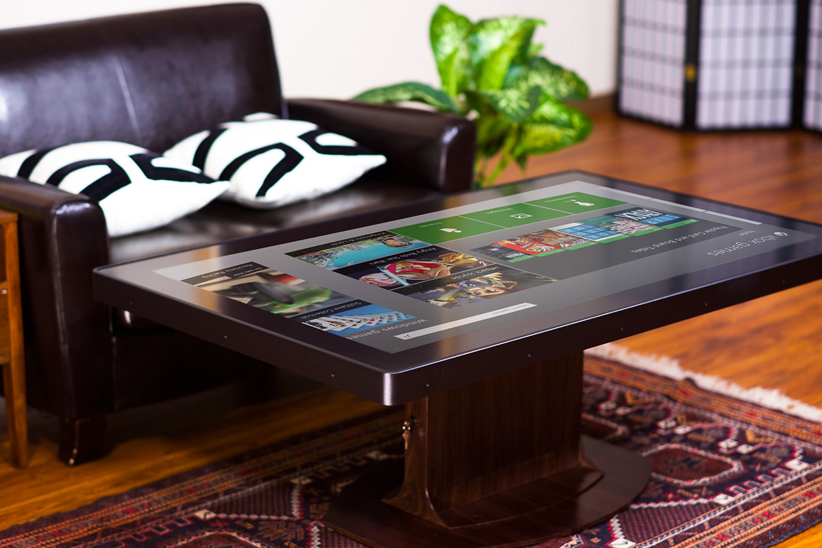 multitouch Coffee table touchscreen Ideum windows8 windows