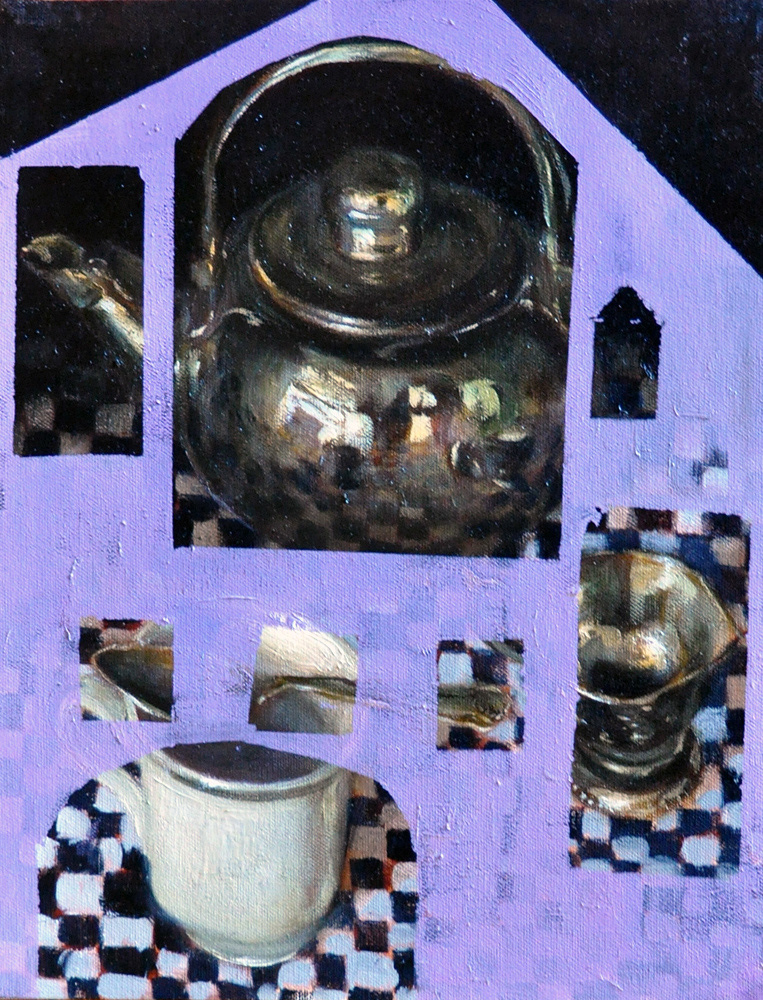 tea pots oil paint portraits still-life surrealism pop surrealism dreamland