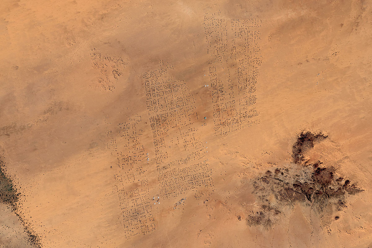 satellites photo Refugees REFUGEE CAMPS Cities Town Planning urbanism  