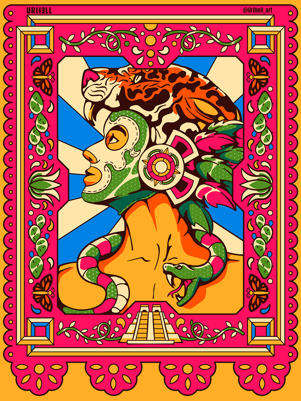 ilustracion mexico Mexican identity visual