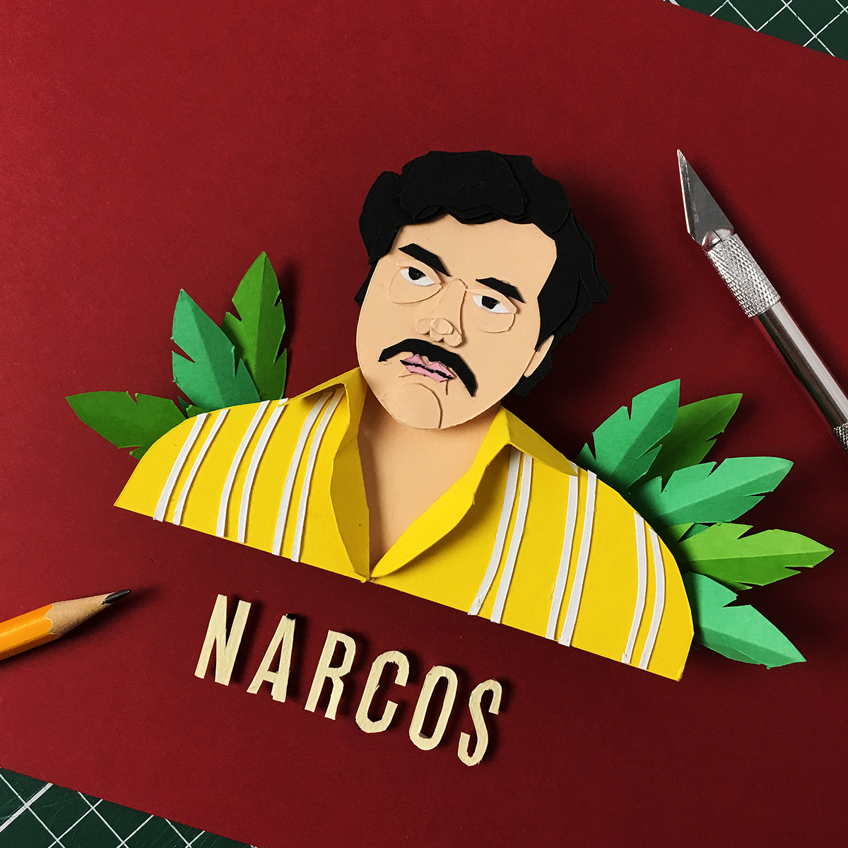 papercut narcos Pablo Escobar Netflix Character