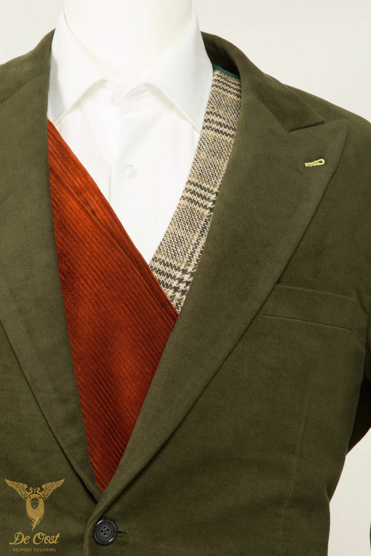 pima cotton Moleskin corduroy 3-piece suit Waistcoat Sports Jacket  hand craft  sartorial bespoke  Tailoring wedding