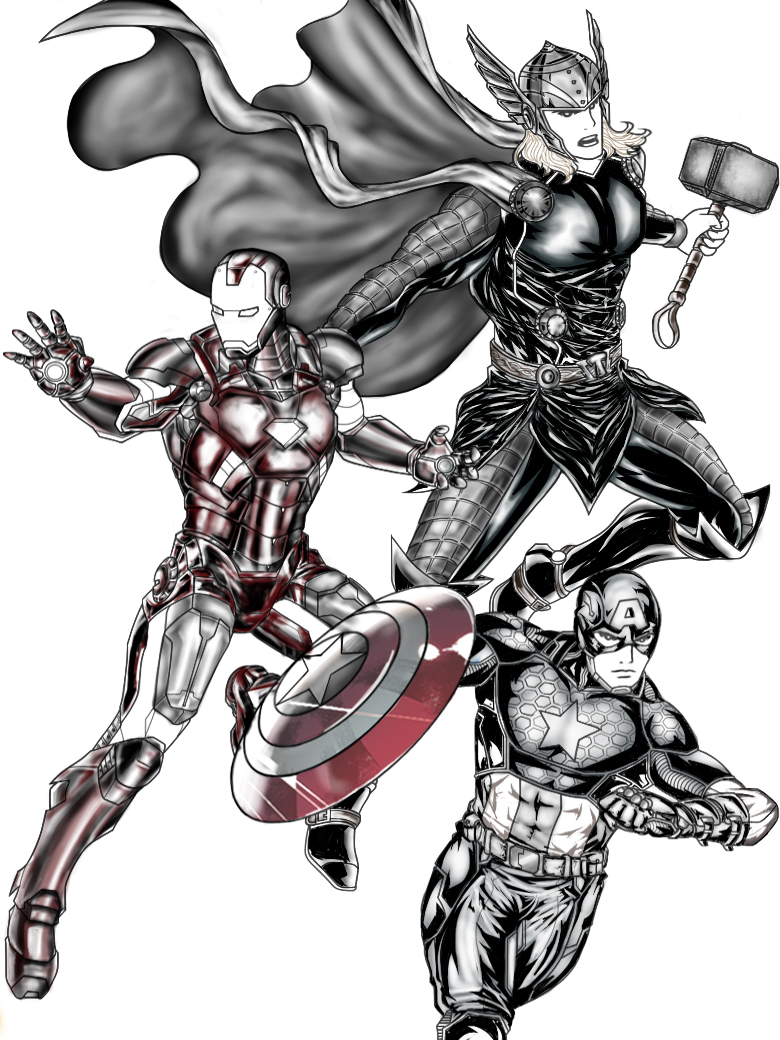 Avengers captainamerica Thor ironman ageofultron