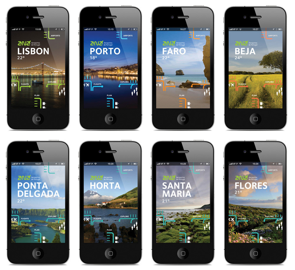 Portugal airports  app iphone android iPad