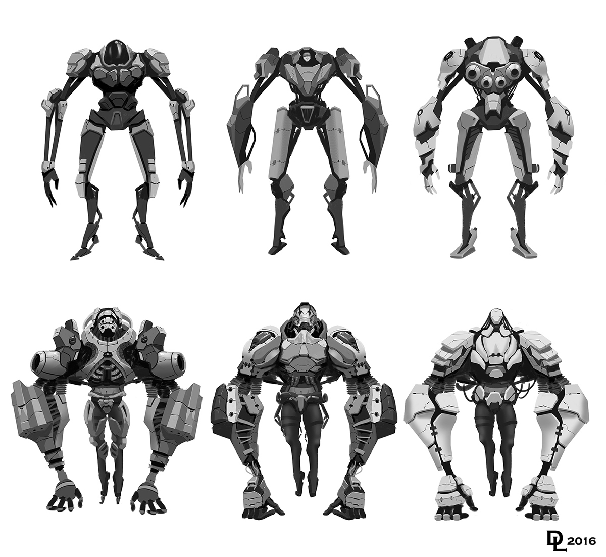 Character mecha robot Bionic organic design Character design 