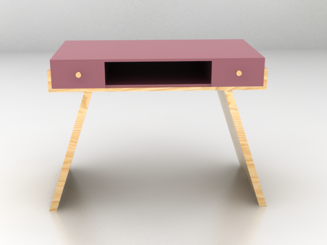 wood combining veneer minggo credenza table