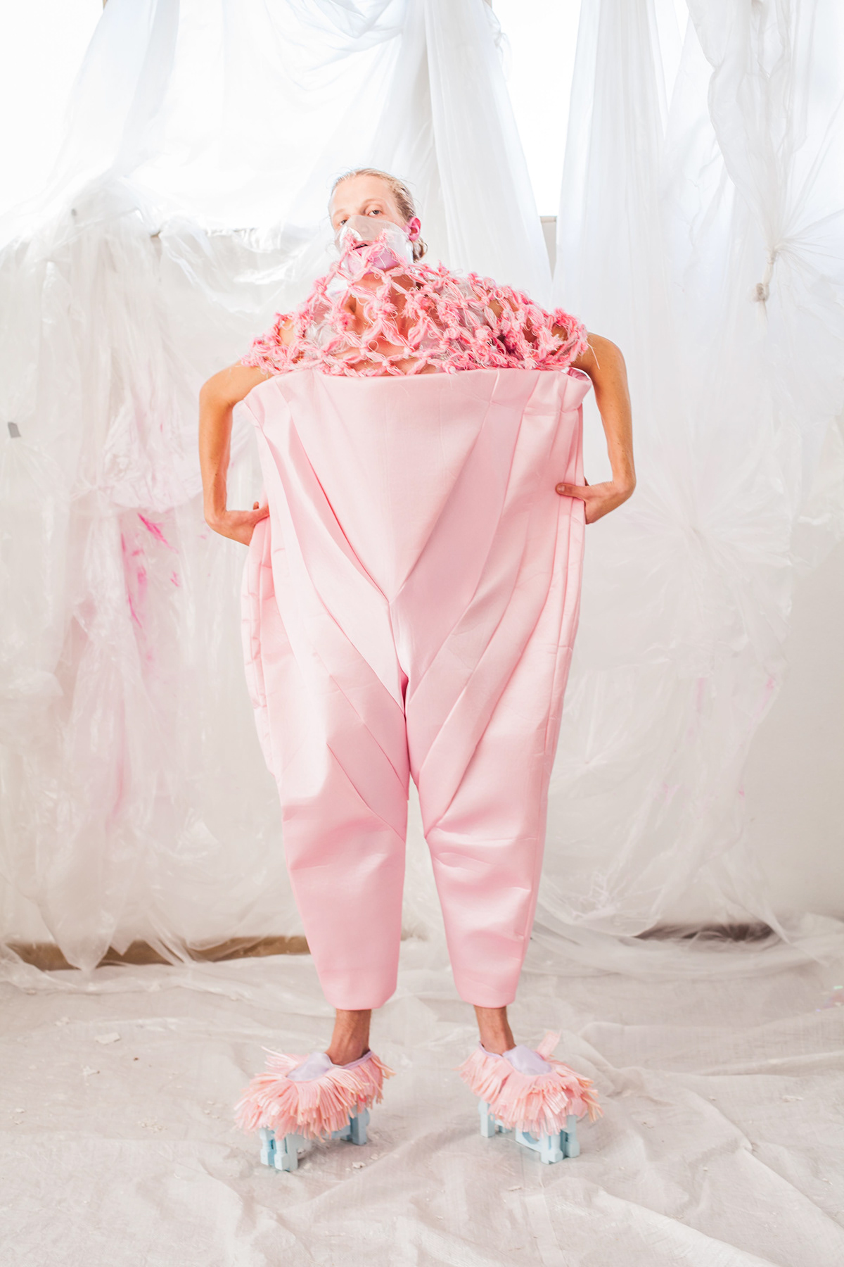 dewi fashion design Fashion Student hku school Love pink Window light