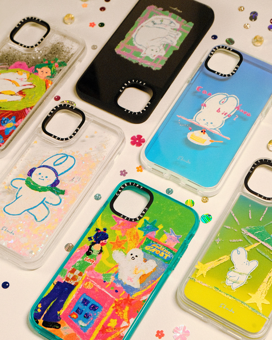 ILLUSTRATION  Character design  casetify phonecase rabbit bunny Illustrator electronic accessories