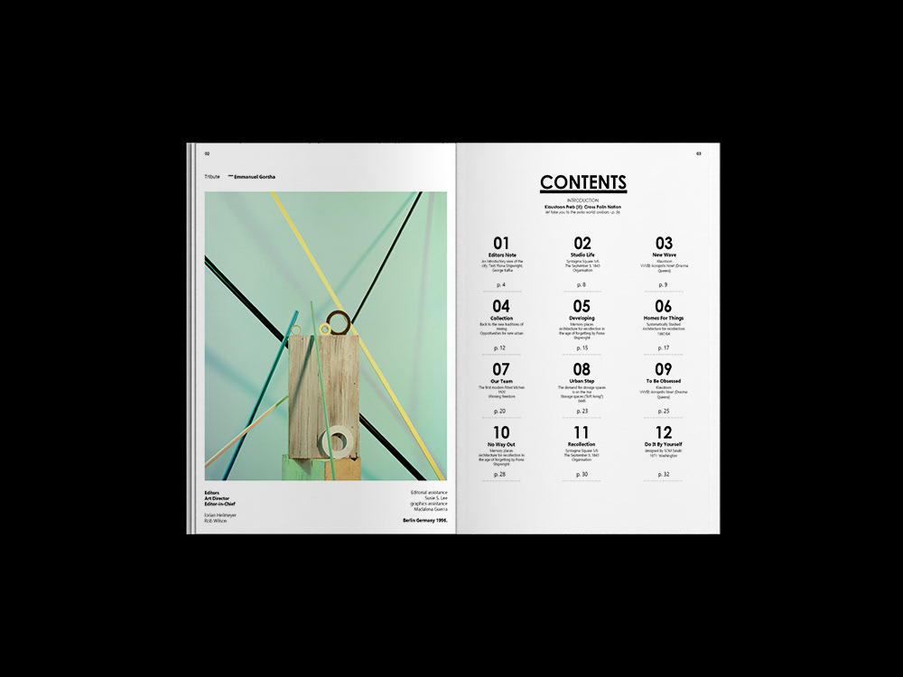 magazine brochure Album Booklet Catalogue corporate Lookbook minimal editorial design