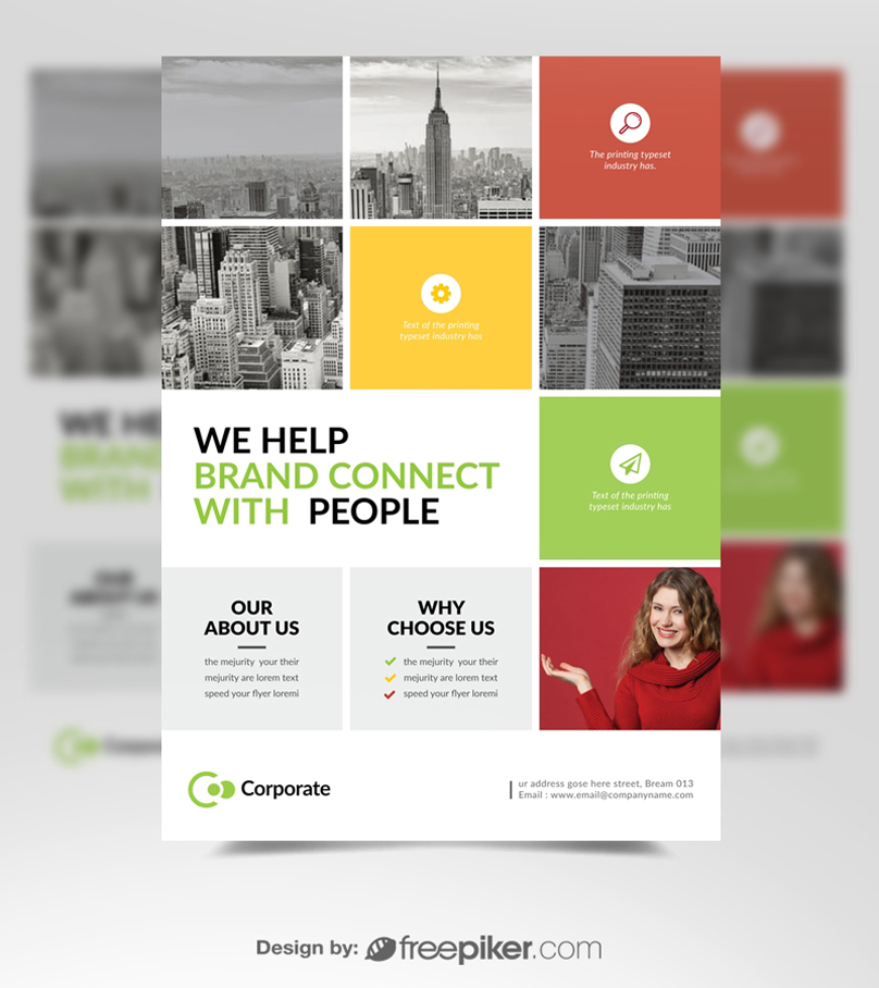 Booklet template Layout corporate brochure background graphic presentation poster modern