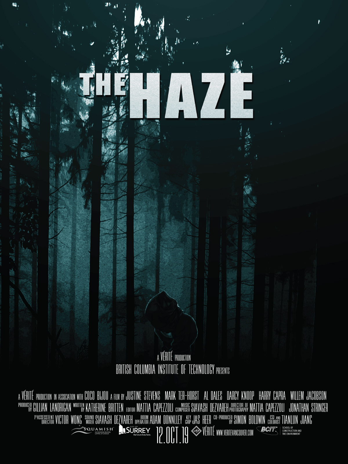 posters  The Haze short film BCIT School Project drama