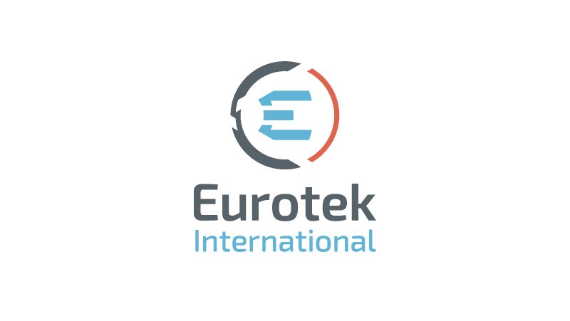 lasers brand identity EUROTEK wilczynski ekodesign optics light Stationery lens logo rebranding
