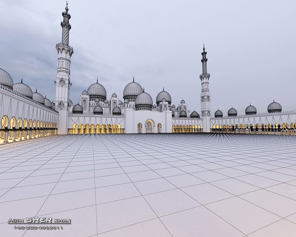Sheikh Zayed Mosque ramadan Ident mosque ramazan bumper broadcast opener n3 dunya news