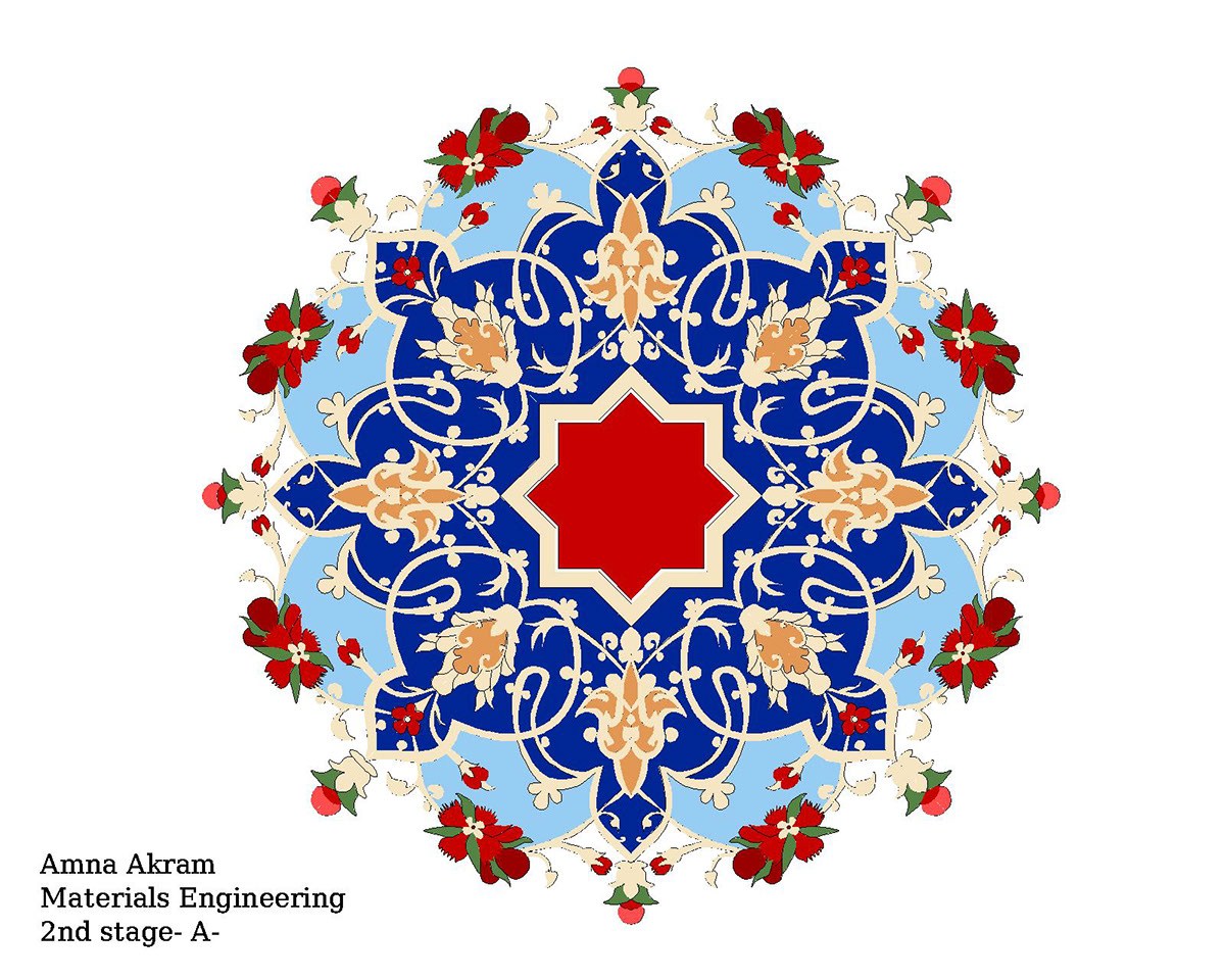 AutoCAD 2D taj mahel symmetry Islamic Geometry