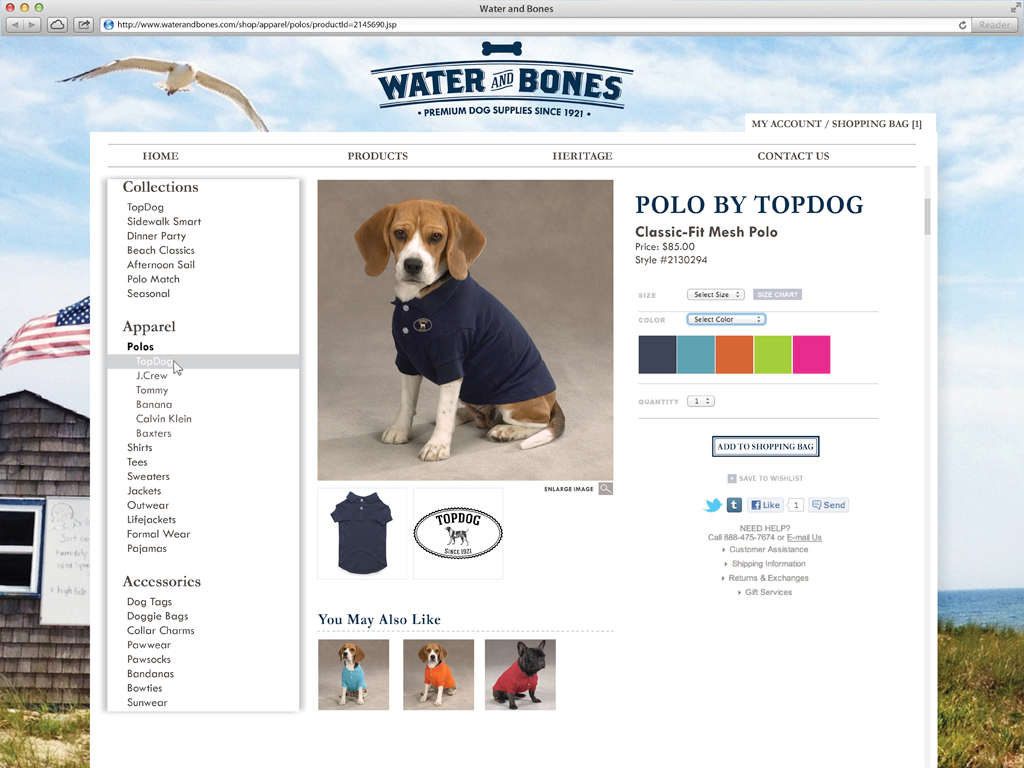  hamptons Web user experience dogs  branding ux