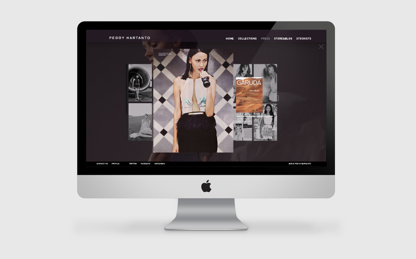 fashion label  logo identity Website ready to wear