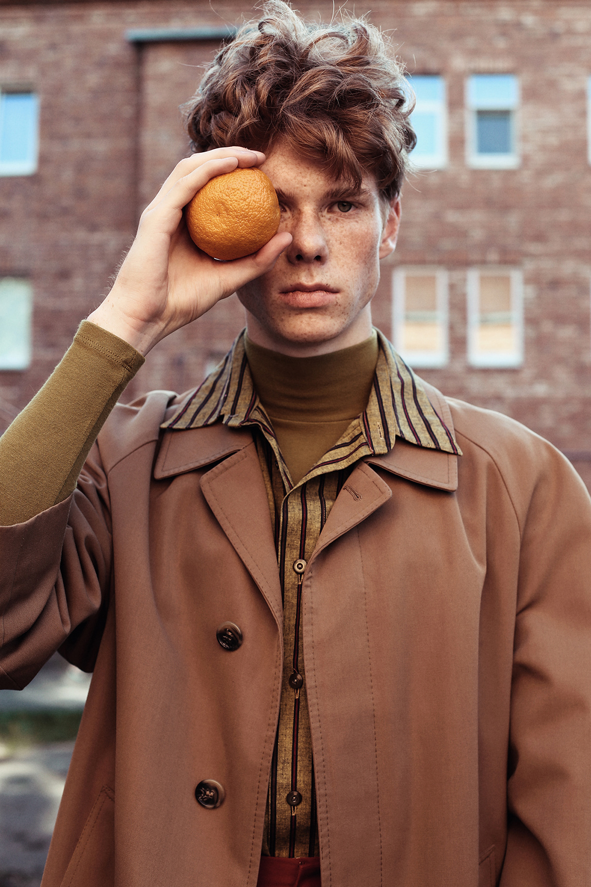 avantgarde magazine editorial Fashion  vintage Menswear Style gingers red hair freckles